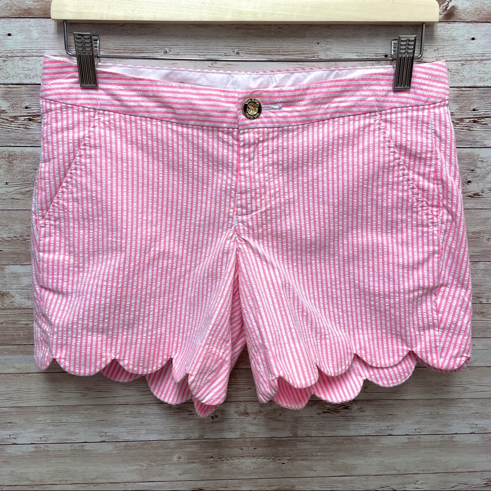 Lilly Pulitzer Pink Stripe The Buttercup Shorts